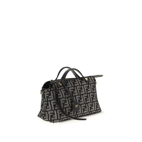 Fendi Blue Cotton Shoulder Bag
