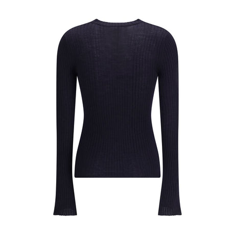 Cruna Blue Wool Sweater