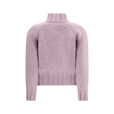 Magda Butrym Purple Cashmere Cardigan