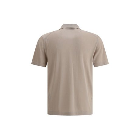 Cruna Beige Cotton Polo Shirt
