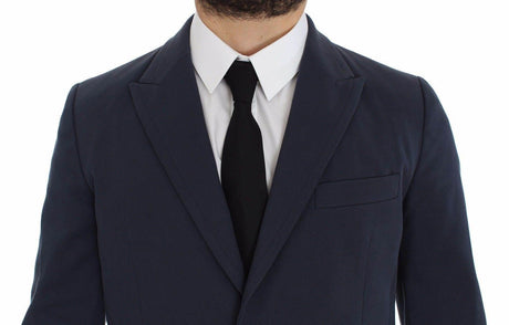 Dolce & Gabbana Blue Cotton Stretch Casual Blazer - Hilstor