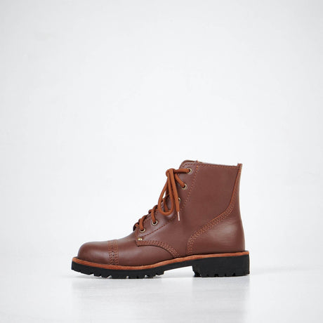 A-PS-2 Boots – Brown, Handmade Natural Leather, Made in Europe | Military-Inspired & All-Season - Hilstor