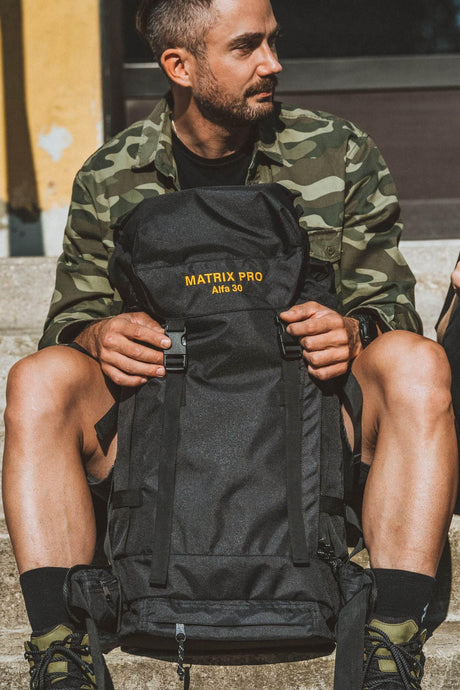 Alfa 30 Hiking Bag, handmade to order – 35L Waterproof Condura Travel Backpack, Handcrafted in Europe by Matrix Pro - Hilstor