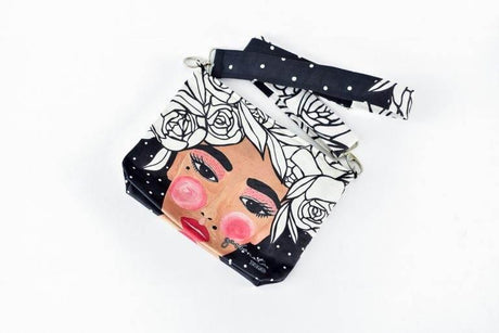 Makeup Bag / Pouch Yoko – Black, Available in Smooth or Velour, Multiple Sizes, Made in Europe by Garbanota - Hilstor