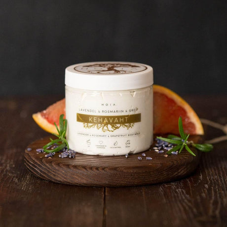 Whipped Body Butter Lavender & Grapefruit & Rosemary – Deeply Moisturizing | Made in Europe | 200ml - Hilstor