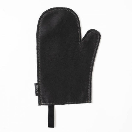 Leather Oven Mitten – Heat-Resistant & Durable, Made in Europe | Wool & Leather, Various Colors - Hilstor
