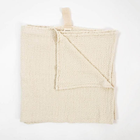 Big Linen Towel – Textured White, Quick-Drying & Prewashed, Made in Europe | 100% Natural Linen - Hilstor