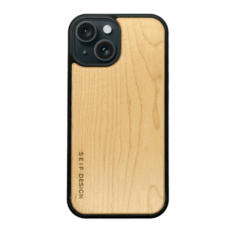 Wooden iPhone Cover – Birch, Made in Europe | Elegant & Sustainable Phone Case - Hilstor