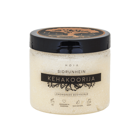 Lemongrass Body Scrub – Revitalizing Exfoliating Scrub for Soft, Moisturized Skin – Made in Europe - Hilstor