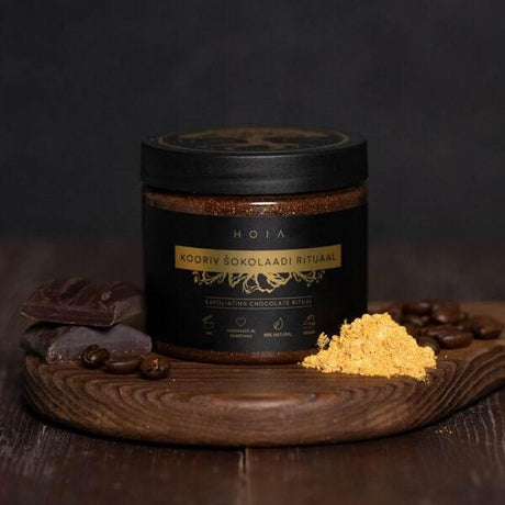 Exfoliating Chocolate Ritual – Body Mask 200ML | Luxurious Coffee-Mint-Chocolate Scent | Nourishing & Exfoliating - Hilstor