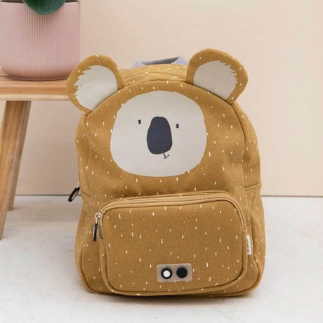 Cute Mr Koala Kids Backpack by Trixie Baby - Water-Repellent, Adjustable Straps, Perfect for School & Adventures - Hilstor