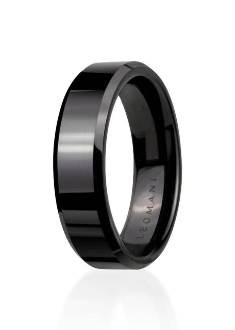 Ring Ljon for Men – Black Ceramic Ring | Durable & Stylish Design | Made in EU - Hilstor