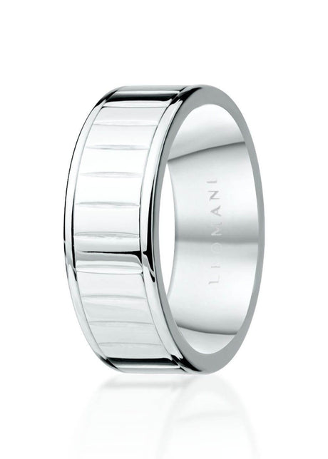 Men's Ring Intare – Premium Stainless Steel | Minimalistic Design | 8mm Width, 8.22g, Made in EU - Hilstor