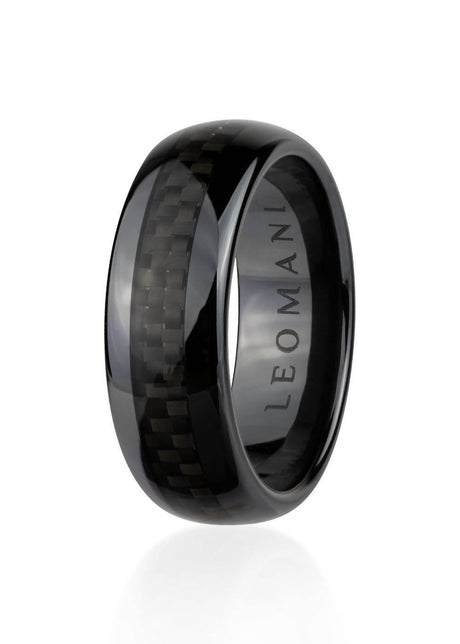 Men's Matte Ceramic Ring – Modern Black Ceramic Band, Lightweight & Durable, Made in EU - Hilstor