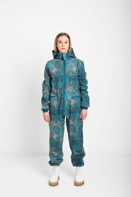 KARINA Softshell Overall – Waterproof & Breathable, Made in Europe | Custom-Made for Outdoor Adventures - Hilstor