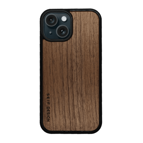 Wooden iPhone Cover – Walnut, Made in Europe | Elegant & Sustainable Phone Case - Hilstor