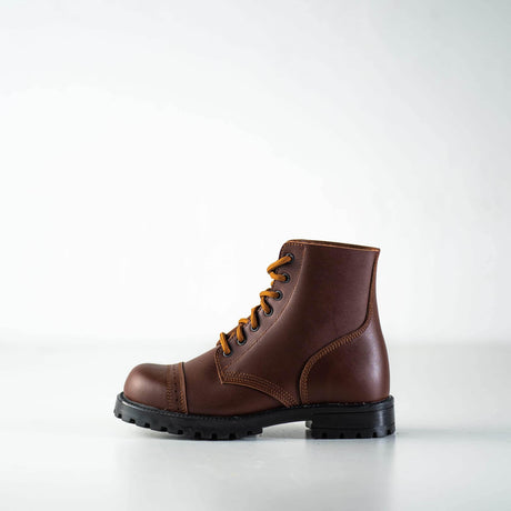 Brown Aviator Boots - Unisex, Water-Repellent Leather | Durable European Craftsmanship - Hilstor