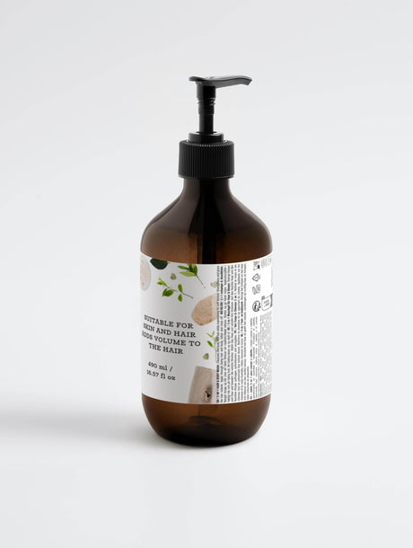 2-in-1 Hair & Body Wash for Men with Organic Wheat Protein & Betaine – Cleanses & Adds Volume – COSMOS NATURAL Certified, Made in Europe by Verelé, 490 ml / 16.57 fl oz - Hilstor