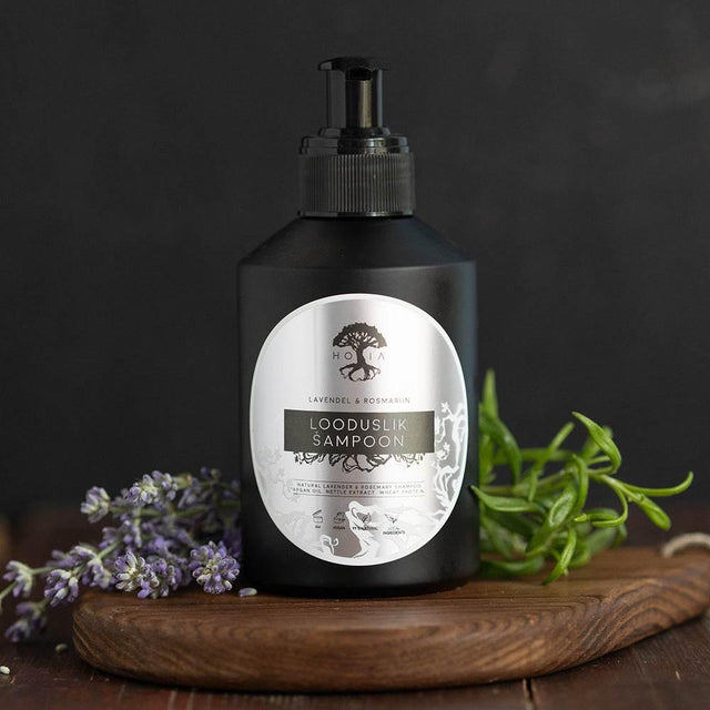 Organic Shampoo Lavender & Rosemary – Hydrating & Dandruff Control | Made in EU | 200ml - Hilstor