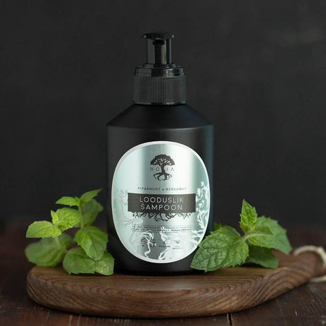 Organic Shampoo Peppermint & Bergamot – Hydrating & Dandruff Control | Made in EU | 200ml - Hilstor