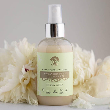 Deep Moisturising Hair Spray – Nourishing Hair Strengthener with Nettle & Rice Water, 100ml - Hilstor