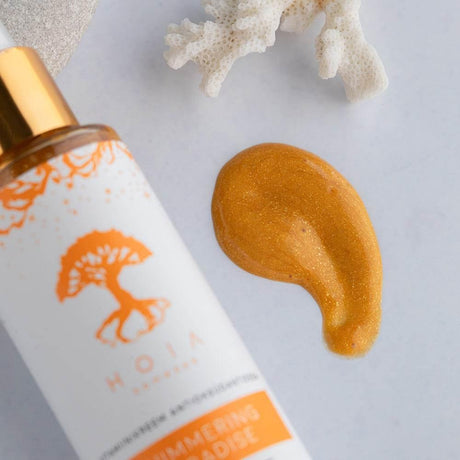 Shimmering Paradise Vitamin Body Cream – Deep Moisturizing with Antioxidants & Natural Glitter, 100ml - Hilstor