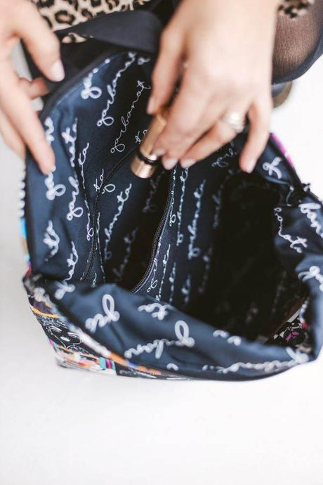 BACKPACK JURATE – Lightweight & Durable with Unique Art Print, Made in Europe by Garbanota - Hilstor