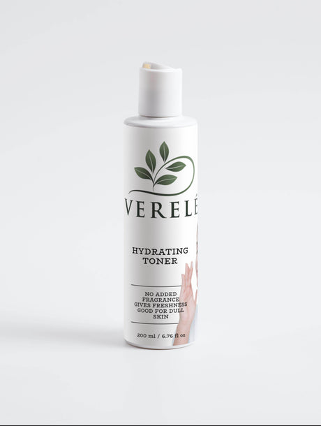 Hydrating Toner with Rose Water & Hyaluronic Acid – pH-Balancing & Fragrance-Free – COSMOS NATURAL Certified, Made from Natural Ingredients in Europe by Verelé, 200 ml / 6.76 fl oz - Hilstor