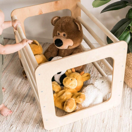Toddler Climbing Bars Frame / Square Gym – Indoor Activity Cube | Birch Plywood | Handmade in Europe - Hilstor