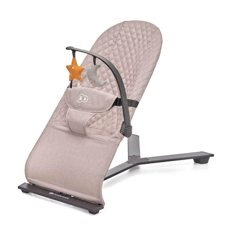 Baby Bouncer MIMI – Beige, Adjustable Backrest, Lightweight, Minimalist Design, for Babies Up to 9 kg, Designed in Europe - Hilstor