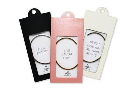 Live Laugh Love Bracelet – Adjustable Stainless Steel – Lightweight & Durable – Made in Europe - Hilstor