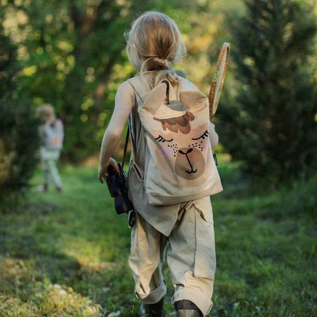 Adorable Llama Kids Backpack by Muni - Velvet Fabric, Waterproof Base, Perfect for Little Adventurers, Made in Europe - Hilstor