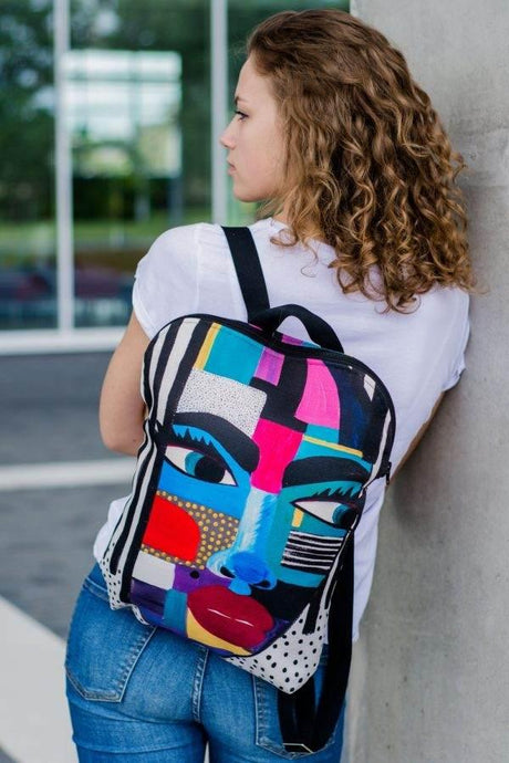 BACKPACK LOLITA – Lightweight & Durable with Unique Art Print, Made in Europe by Garbanota - Hilstor