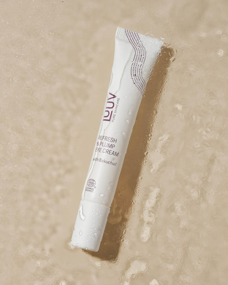 Refresh & Plump Eye Cream – Hydrating & Anti-Aging | Bakuchiol & Hyaluronic Acid | COSMOS ECOCERT Certified | 20ml, Made in Europe - Hilstor