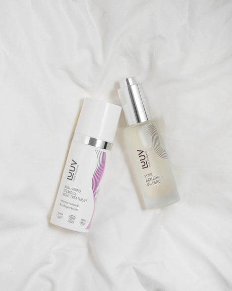 Well-aging StemCell Night Treatment – Overnight Repair & Collagen Boost | COSMOS ECOCERT Certified | 50ml, Made in Europe - Hilstor