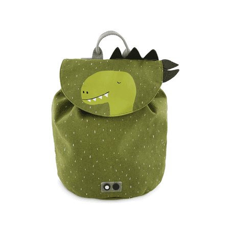 Mr Dino Mini Drawstring Backpack | Lightweight & Roomy Kids Bag | Water-Repellent Design | Perfect for Adventures & Snacks - Hilstor