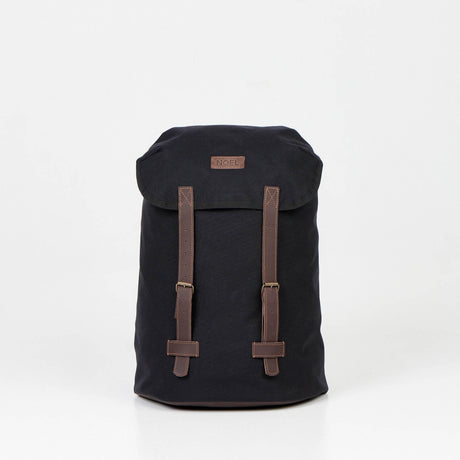 Cafe Backpack – Black, 18L Waterproof Cordura with 17-Inch Laptop Pocket, Made in Europe by Noel - Hilstor