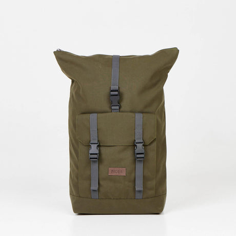 Cliff 25L Khaki Backpack – Durable Cordura Laptop & Travel Bag, Handcrafted in Europe by Noel - Hilstor