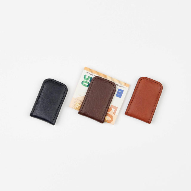 Magnetic Money Clip 24-21 – Full Leather, Handmade in Europe by Papillon - Hilstor