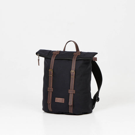 Zip Backpack – Black, Durable Cordura with 17-Inch Laptop Pocket, Made in Europe by Noel - Hilstor