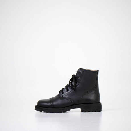 A-PS-2 Boots – Black, Handmade Natural Leather, Made in Europe | Military-Inspired & All-Season - Hilstor
