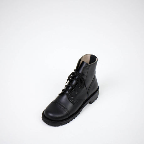 A-PS-2 Boots – Black, Handmade Natural Leather, Made in Europe | Military-Inspired & All-Season - Hilstor