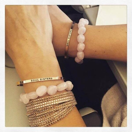 Soul Sisters Bracelet – Adjustable Stainless Steel – Lightweight & Durable – Made in Europe - Hilstor