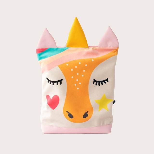Kids Backpack – Unicorn, Velvet & Waterproof Polyester, Adjustable Straps, Small & Large Sizes, Made for Adventurous Kids - Hilstor