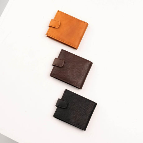 Men’s Leather Wallet 29-16 – Handmade in Europe, Natural Leather, 8 Card Slots, 2-Year Warranty - Hilstor