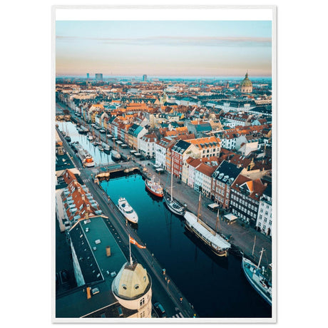 Classic Semi-Glossy Paper Wooden Framed Poster - Hilstor