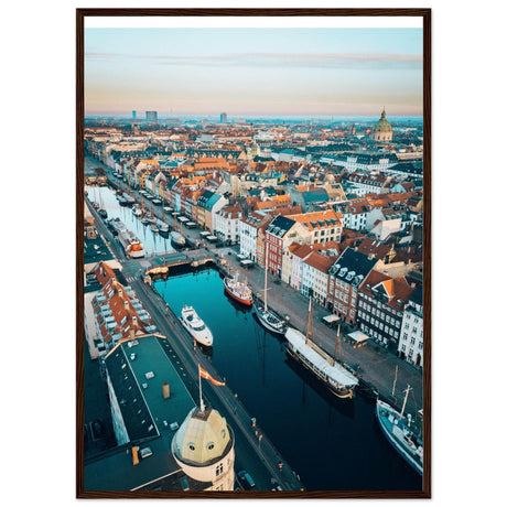Classic Semi-Glossy Paper Wooden Framed Poster - Hilstor