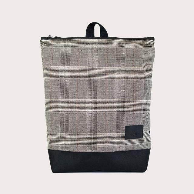 Tartan Backpack – Stylish Minimalist Design, Roomy and Handmade in Europe for Everyday Essentials - Hilstor