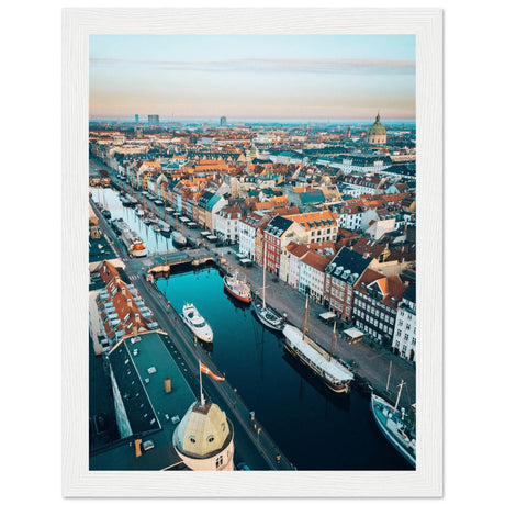 Classic Semi-Glossy Paper Wooden Framed Poster - Hilstor