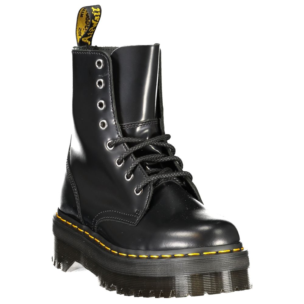 Dr. Martens Black Leather Unisex Ankle Boot